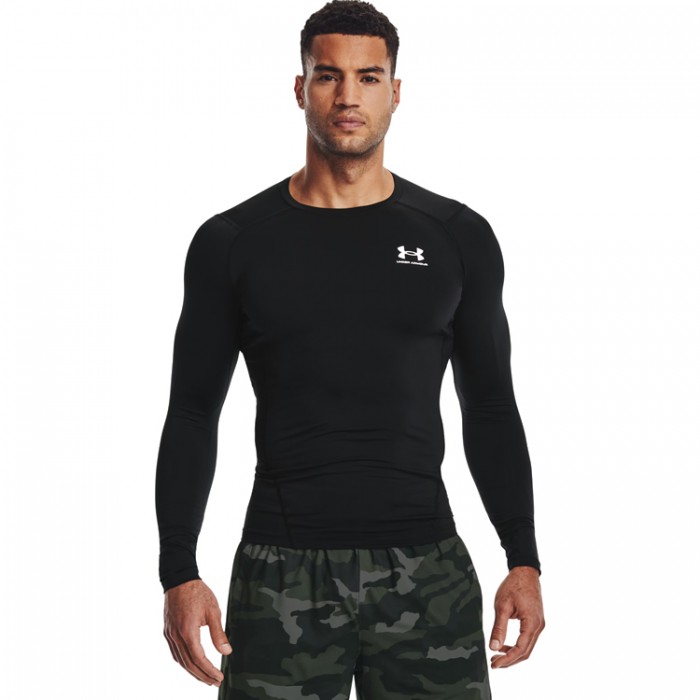 Толстовка Under Armour UA HG Armour Comp LS 1361524-001 - изображение №4