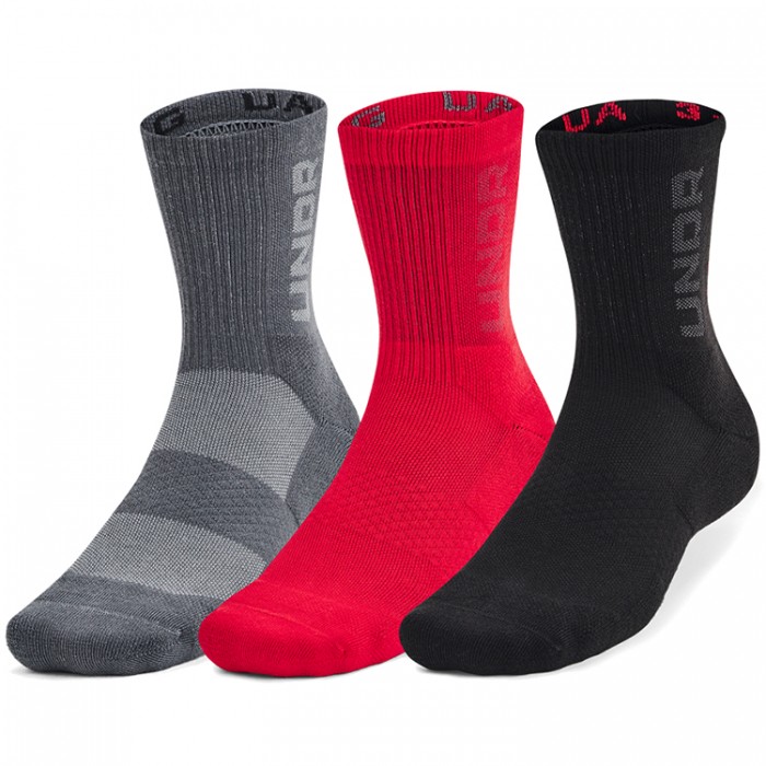 Носки Under Armour UA 3-Maker 3pk Mid-Crew 1373084-601