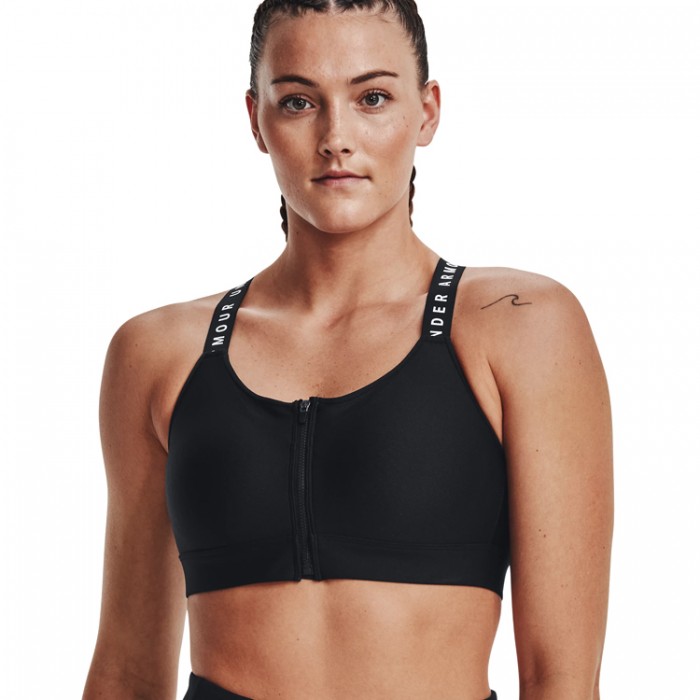 Спортивное бра Under Armour UA Infinity High Bra Zip 1373860-001 - изображение №2