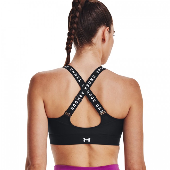 Спортивное бра Under Armour UA Infinity High Bra Zip 1373860-001 - изображение №3