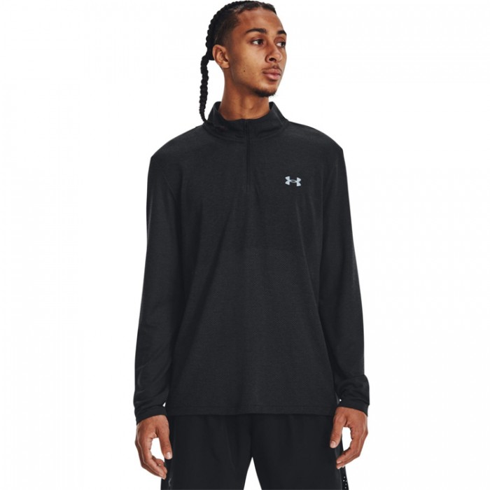 Hanorac Under Armour UA SEAMLESS STRIDE 1/4 ZIP 1378168-001 - imagine №3