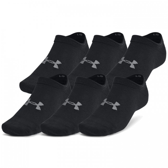 Sosete Under Armour UA Essential No Show 6pk 1382611-001 Sosete Under Armour UA Essential No Show 6pk 1382611-001