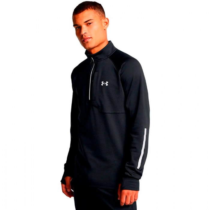 Толстовка Under Armour UA LAUNCH ELITE CW HALF ZIP 1386676-001 - изображение №3