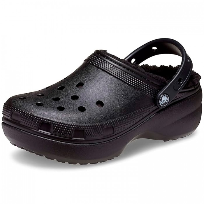 Slapi Crocs Classic Platform Lined Clog W 207938-001 - 4