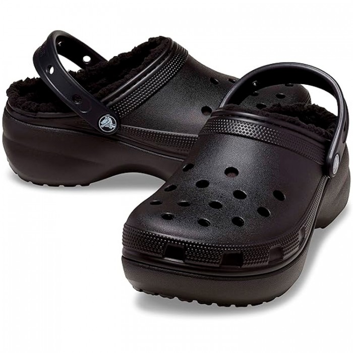 Slapi Crocs Classic Platform Lined Clog W 207938-001 - 5