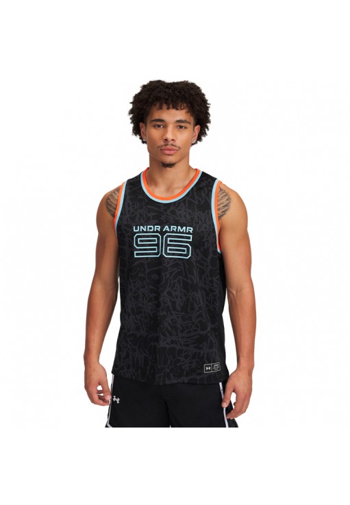 Maiou Under Armour Zone Pro Mesh Tank Printed