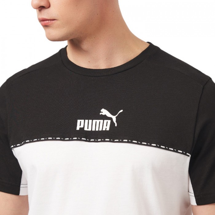 Футболка Puma ESS BLOCK x TAPE Tee 67334101 - изображение №2