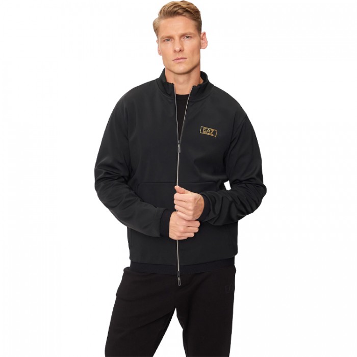 Hanorac EA7 EMPORIO ARMANI Gold Label Zip-Up Sweatshirt 7M000034-AF10343-UC001 - 4