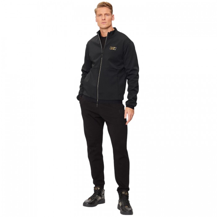 Hanorac EA7 EMPORIO ARMANI Gold Label Zip-Up Sweatshirt 7M000034-AF10343-UC001 - 5