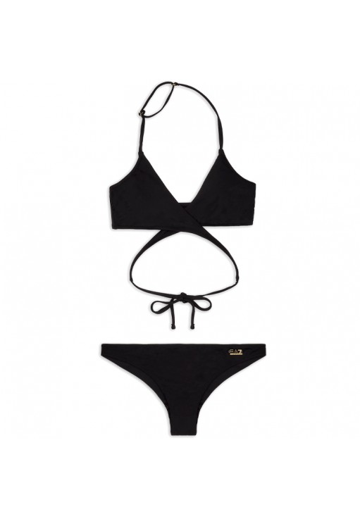 Costum p/u inot EA7 EMPORIO ARMANI WATER SPORTS BW ASYMMETRIC W B