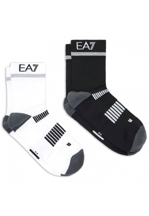 Носки EA7 EMPORIO ARMANI SOCKS RUNNING CRUSHER BI-PACK