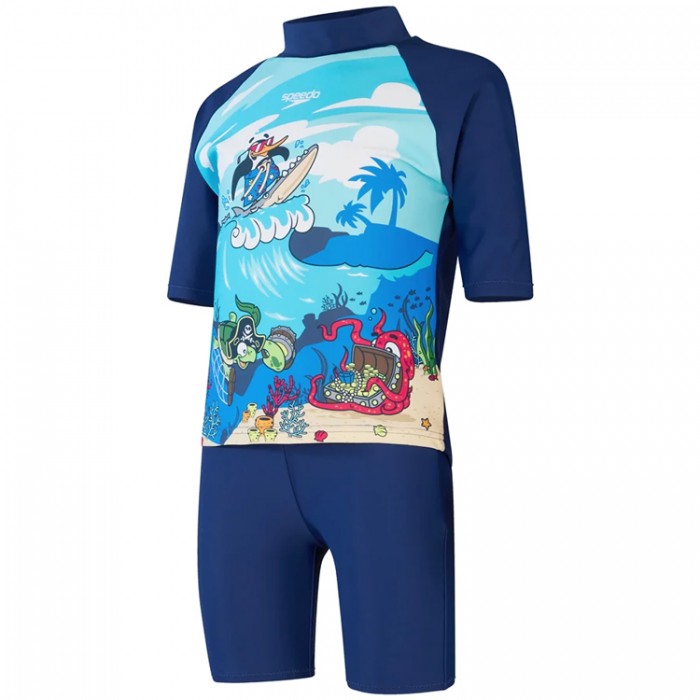 Costum de baie Speedo LTS JAM RASH TOP SET IM 8-00323414801