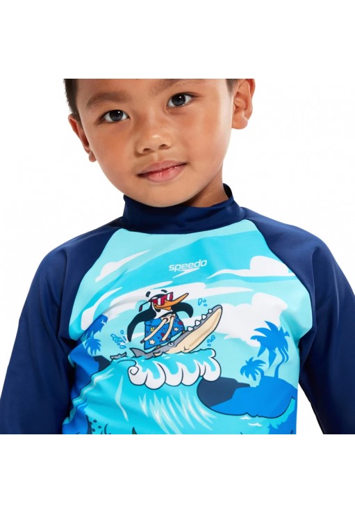 Костюм для плавания Speedo LTS JAM RASH TOP SET IM