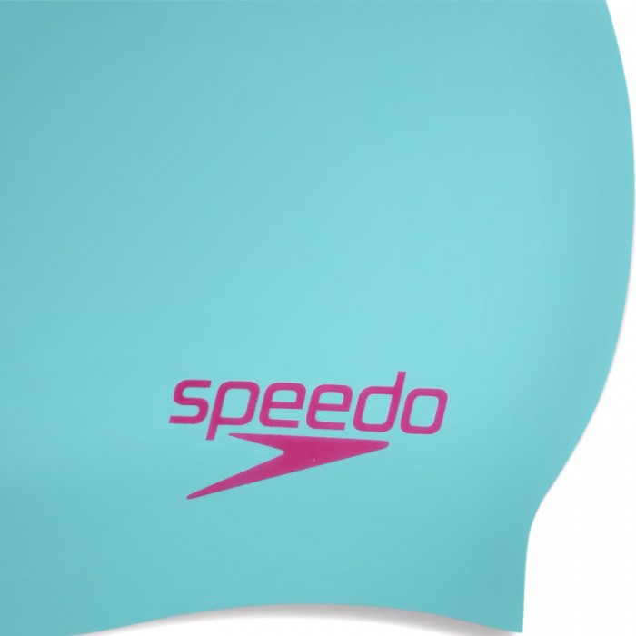 Силиконовая шапочка для плавания Speedo PLAIN MOUD SILC CAP JU 8-70990H201 - изображение №2