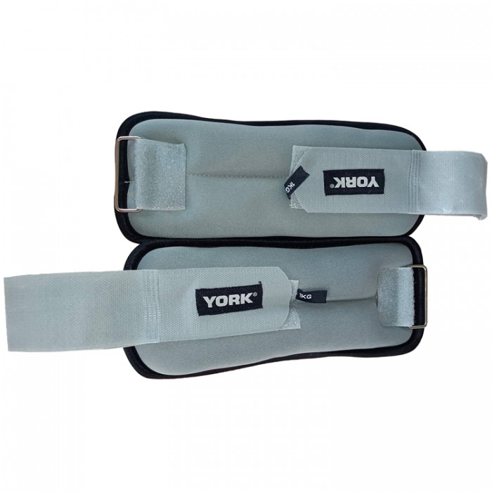 Утяжелители 2x1 кг (пара) YORK Soft ankle/wrist weights 80301
