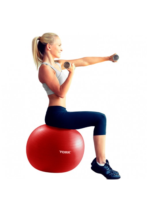Мяч для фитнеса с насосом YORK Gym Ball