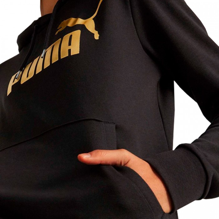 Толстовка Puma ESS+ Metallic Logo Hoodie TR 84909601 - изображение №2