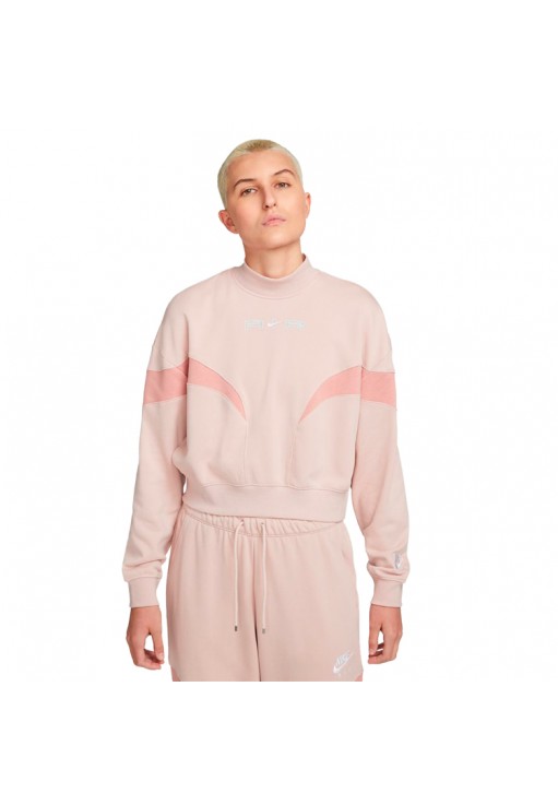 Толстовка Nike W NSW AIR FLC MOCK LS TOP