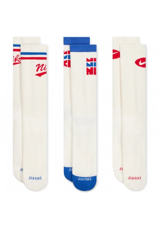 Носки Nike U NK ED PLS CRW 3PR LFESTL 144