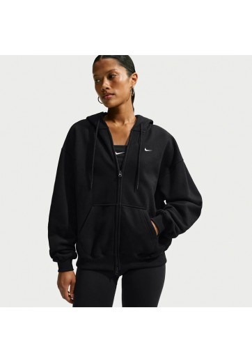 Толстовка Nike Studio Fleece Oversized Full-Zip Hoodie