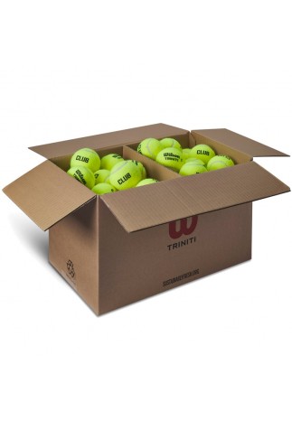 Set mingi pentru tenis 72 buc Wilson TRINITI CLUB TBALL 72 BALL BOX