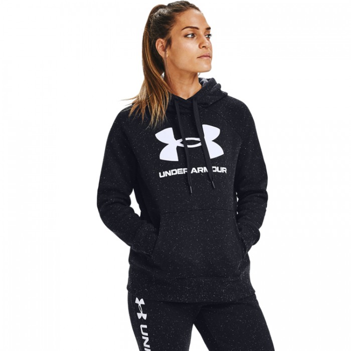 Толстовка Under Armour Rival Fleece Logo Hoodie 1356318-002 - изображение №5