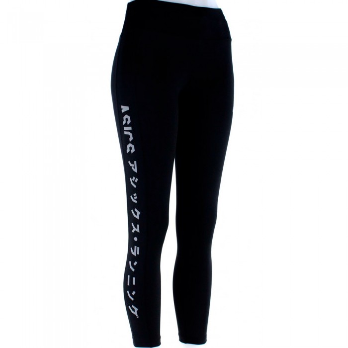 Panta-colanti Asics KATAKANA CROP TIGHT PRF  BLACK 2012A946-002