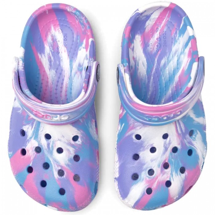 Шлепанцы Crocs Marbled Clog K 207464102 - 4