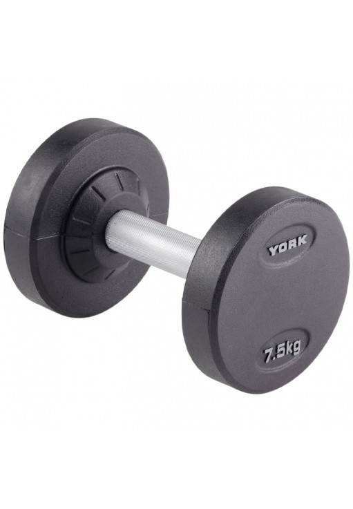 Гантель 7.5 кг YORK Pro-Style Rubber Dumbbell