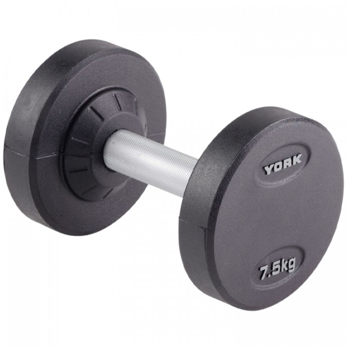 Гантель 7.5 кг YORK Pro-Style Rubber Dumbbell 26702
