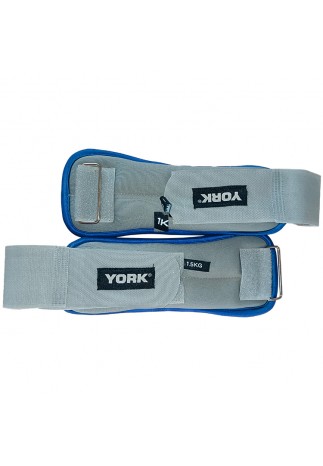 Bratari cu greutati 2x1.5 kg (pereche) YORK Soft ankle/wrist weights