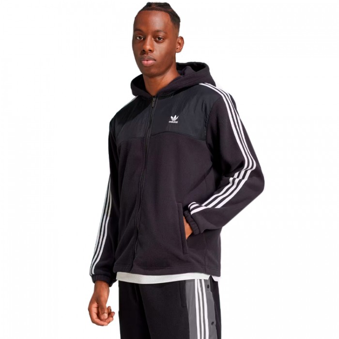 Толстовка Adidas Fleece hoodie IZ4802 - изображение №2