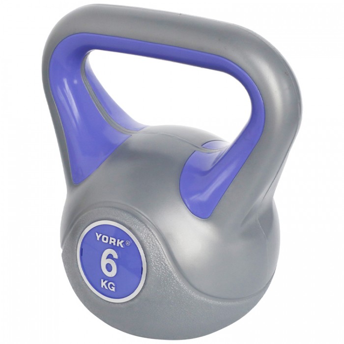 Гиря 6 кг YORK Vinyl Kettlebell 10003