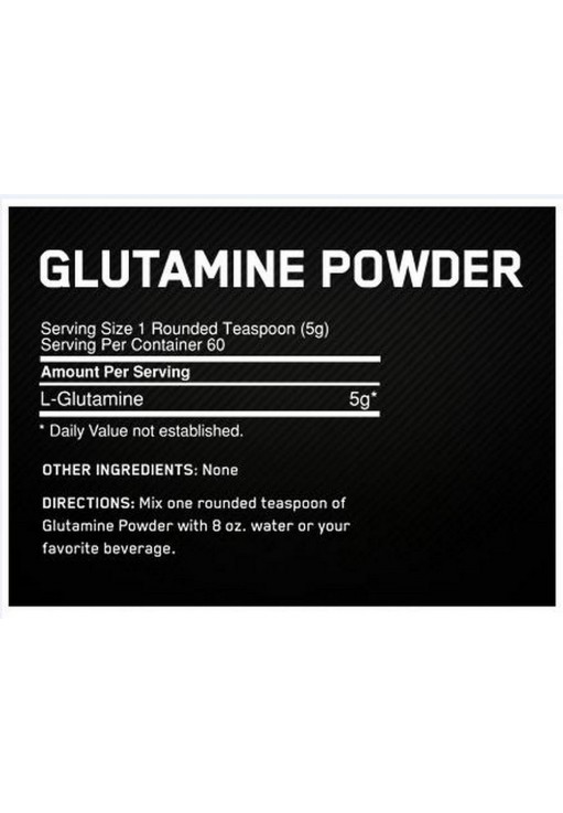 Аминокислоты Optimum Nutrition ON GLUTAMINE POWDER 300G
