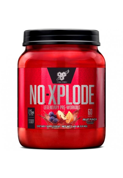 Предтренировочный комплекс BSN No Xplode Legendary Pre-Workout fruit punch 2.45lb