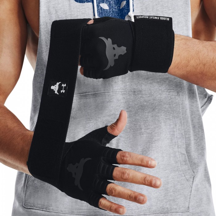 Перчатки для фитнеса Under Armour UA PROJECT ROCK TRAINING GL 1353074-003 - изображение №2