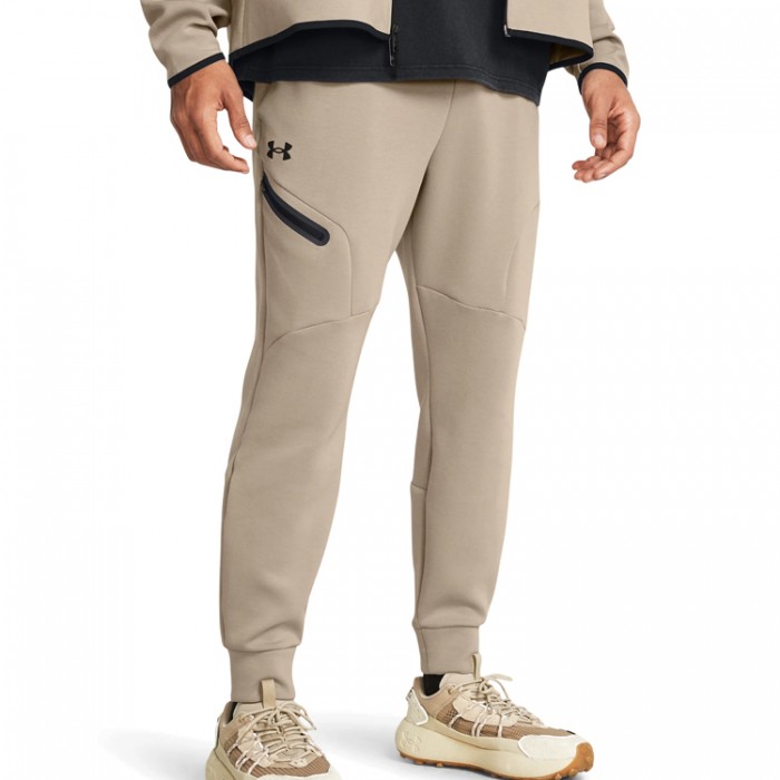 Pantaloni Under Armour UA Unstoppable Flc Joggers 1379808-203 - imagine №4