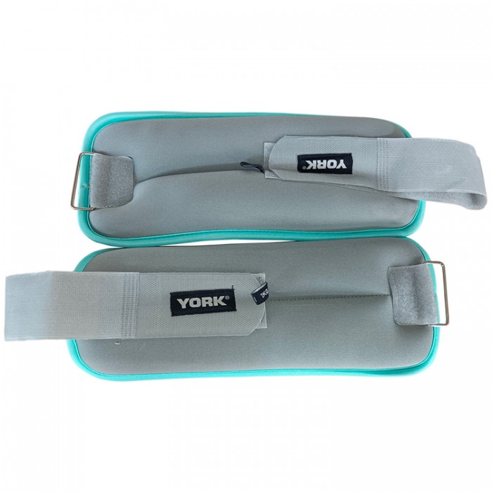 Bratari cu greutati 2x2 kg (pereche) YORK Soft ankle/wrist weights 80303