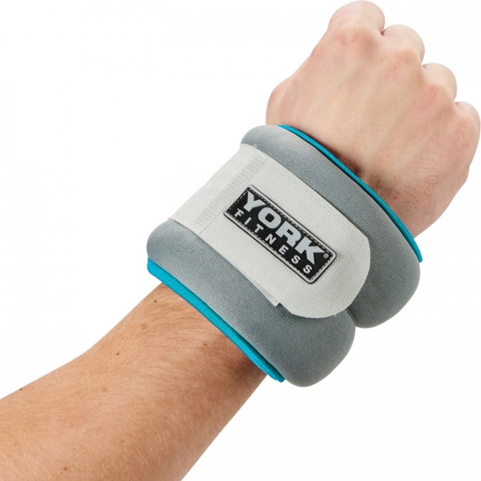 Bratari cu greutati 2x2 kg (pereche) YORK Soft ankle/wrist weights 80303 - 3