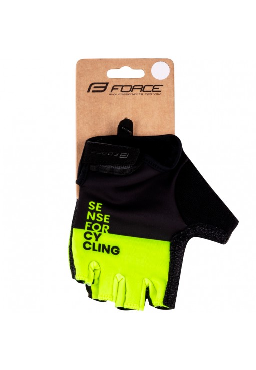 Manusi de ciclism cu degete scurte Force Fine