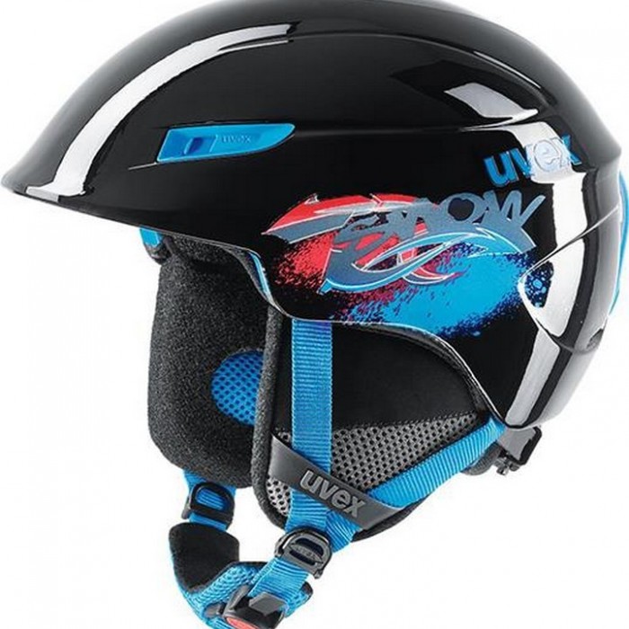 Шлем горнолыжный Uvex U-KID  black-blue 428659