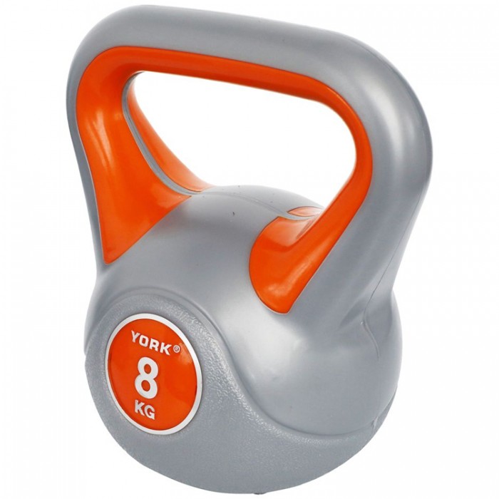 Гиря 8 кг YORK Vinyl Kettlebell 10004