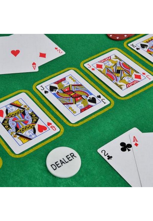 Joc de masa Poker in cutie metalica SILAPRO Poker Metal Case