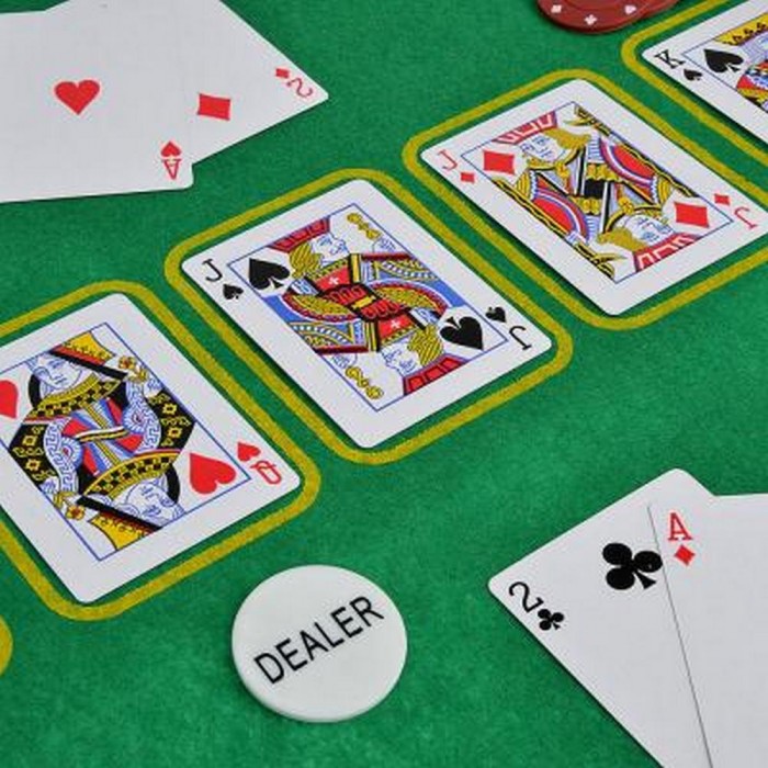 Настольная игра Покер  SILAPRO Poker Metal Case 684498 - изображение №2