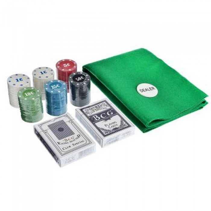 Joc de masa Poker in cutie metalica SILAPRO Poker Metal Case 684498 - imagine №4