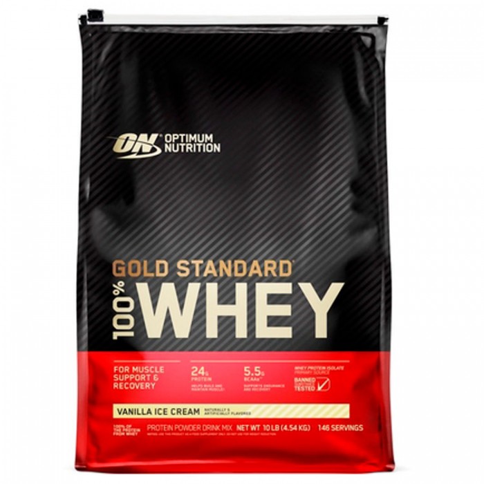 Proteine din zer Optimum Nutrition ON 100% WHEY GOLD VAN ICE CREAM 10LB 1063405