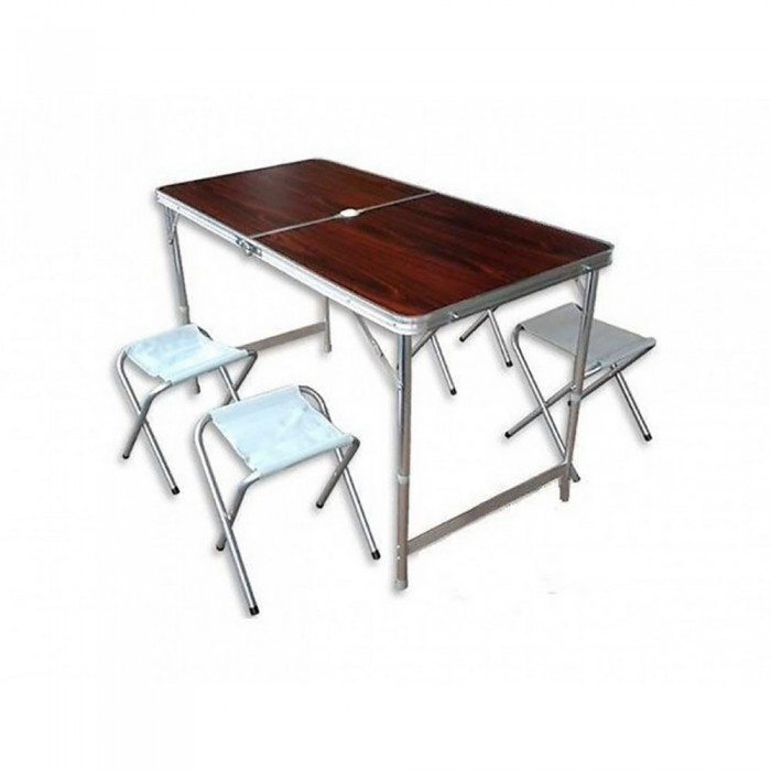 Набор мебели стол + 4 стула GS Masa plianta cu 4 scaune Metal Plastic 10485-1 GS CP0005