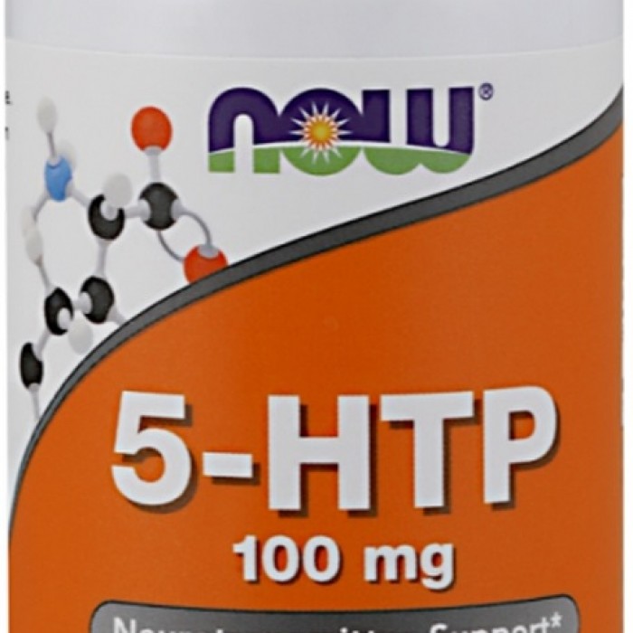 Витамины Now Foods 5-HTP 100mg 60 VCAPS NF105 - изображение №3