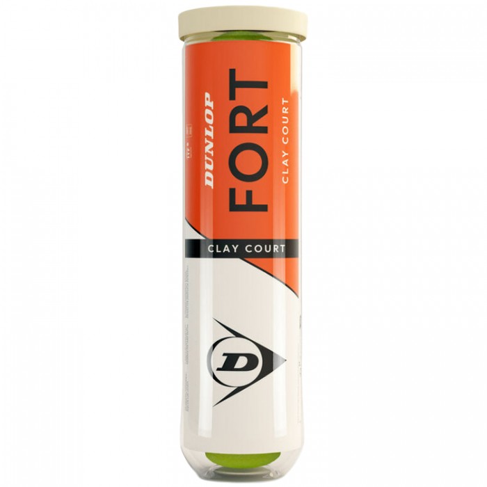 Set mingi pentru tenis 4 buc Dunlop FORT Clay Court 4B PET 601607