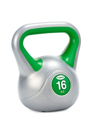 Greutate 16 kg YORK Vinyl Kettlebell
